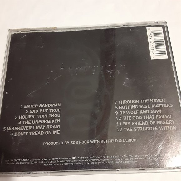 Metallica Reload and Black Album Music CD's - Picture 3 of 8
